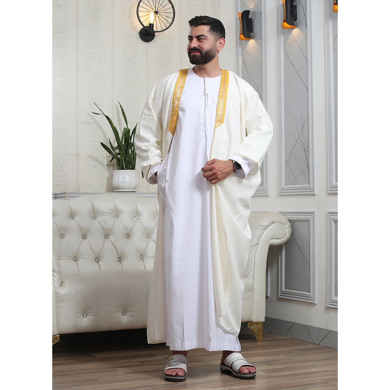 Men's Abaya (Bisht) Long Sleeves | Amazing Best Quality Men's Islamic Arabian Cloak