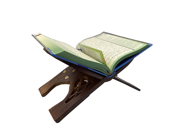 The Noble Quran (Colors May Vary) Small Size A5 (5.8" x 8.3")|Maqdis Quran with Quran Holder (13" x  7")