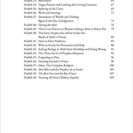 40 Hadith from Sunan Al Nasai