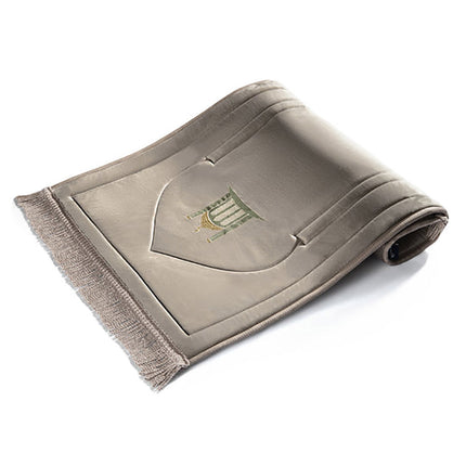 Soft Cream Embroidery Prayer Mat