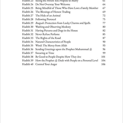 40 Hadith from Sunan Abu Dawud