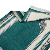 Premium Velvet Prayer Rug – Elegant Islamic Design with Multiple Color Options