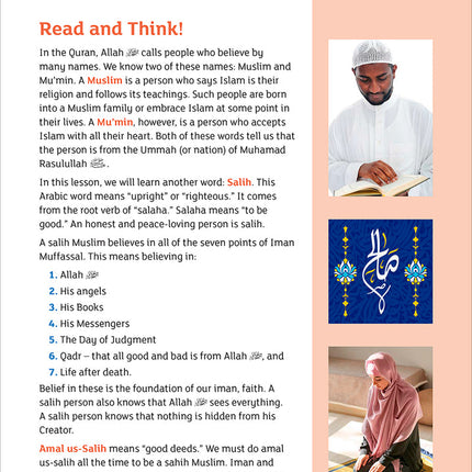 IQra' Wise (Weekend Islamic School Excellence) Textbook: Grade six