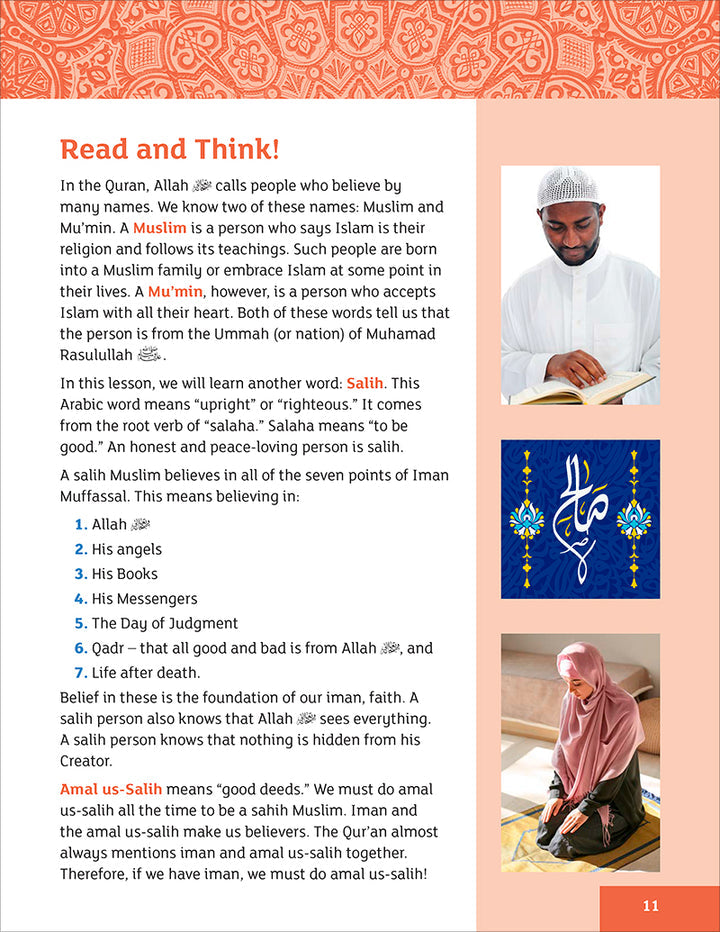 IQra' Wise (Weekend Islamic School Excellence) Textbook: Grade six