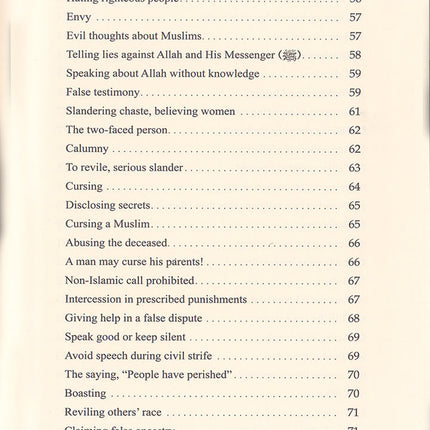 The Book of Major Sins