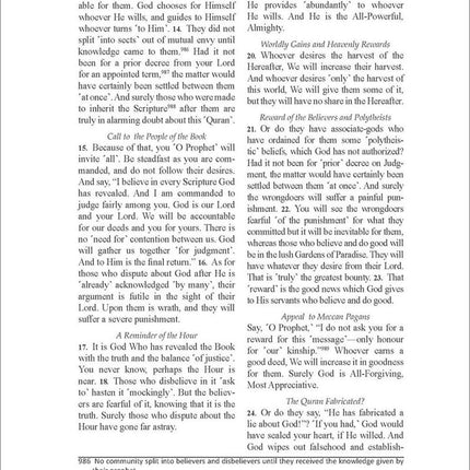 The Clear Quran with Thematic English Translation (Paperback, Pocket Size (3.7" x 5.7"))