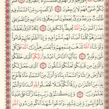 The Holy Quran - Hafs Narration (Uthmani Script, Color May Vary) القران الكريم  بالرسم العثماني برواية حفص