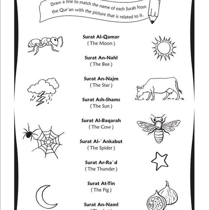 Colour & Learn About the Six Pillars of Islamic Faith