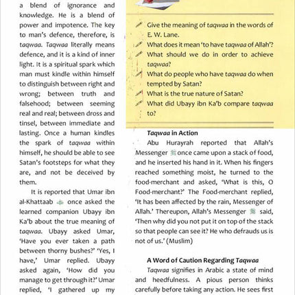 Islamic Studies: Grade 9