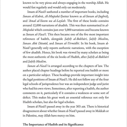 40 Hadith from Sunan Al Nasai
