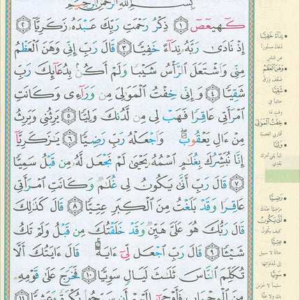 Tajweed Qur'an (Whole Qur'an in 30 Individual Juz', 7" x 10", with Leather Case – Case Color May Vary) مصحف التجويد