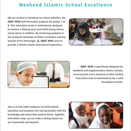 IQRA WISE Teacher's Manual: Grade 3