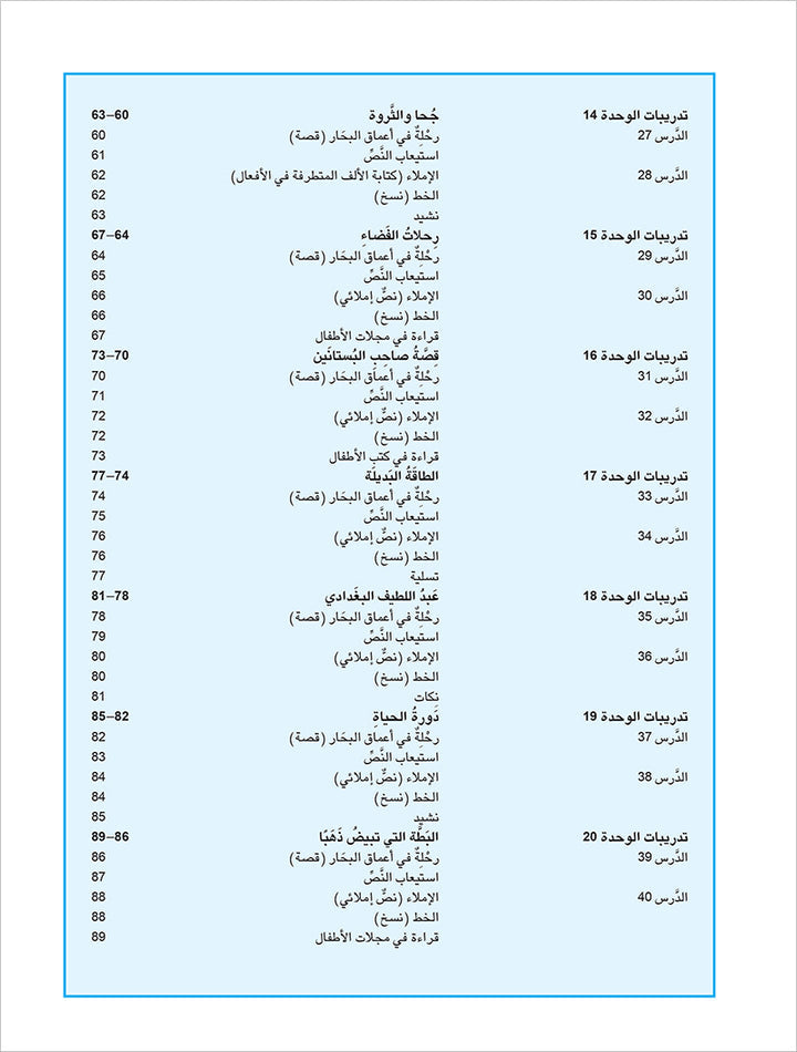 Arabic is the Language of Tomorrow for Non-Native Speakers Workbook: Level 6 العربية لغة الغد