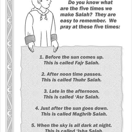 Color and Learn Salah