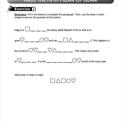 I Love Islam Workbook: Level 3 (Second Edition)