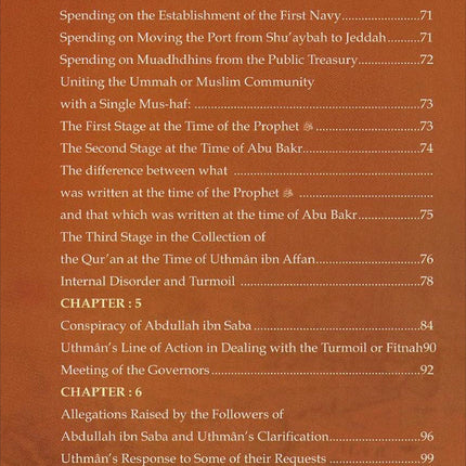 History of Islam - Uthman ibn Affan (R): Volume 3