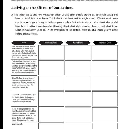 IQra' Wise (Weekend Islamic School Excellence) Workbook: Grade Seven