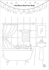 10 Sunnah of Eid Coloring Book
