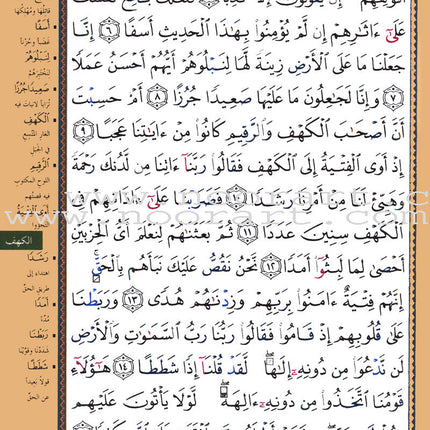 Tajweed Quran (Flexible Cover, Hafs Narration, Small Size: 4"x5.5", Colors May Vary) مصحف التجويد