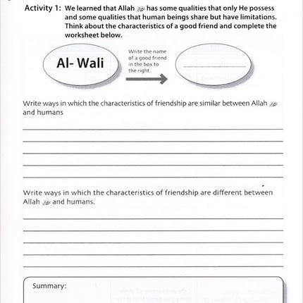 We Are Muslims Workbook: Grade 6