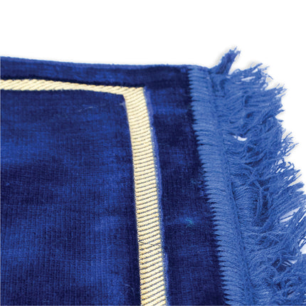 Double Plush Wide Islamic Prayer Rug - Muslim Janamaz Sajada - Prayer Mat Carpet for Men Women - Great Ramadan Gift - Kaba