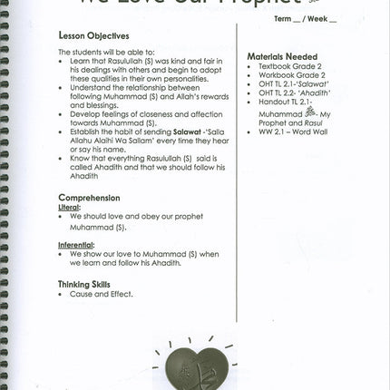 Sirah of Our Prophet Teacher's Manual: Grade 2 (Old Edition)