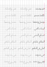 I Write and I Have Fun Series: Writing Notebook: level 2 (7-8 years old) كراس الخط المستوى  الثاني سلسلة اكتب وأمرح