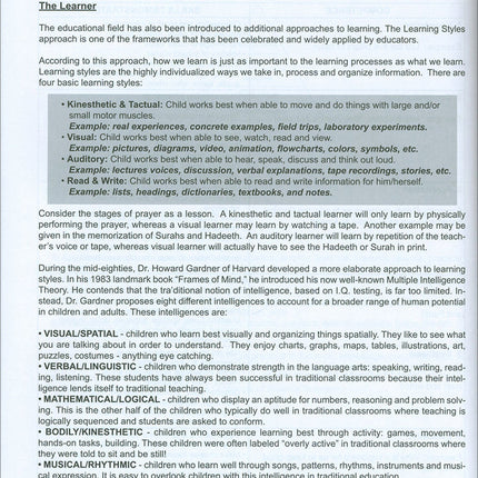 I Love Islam Teacher/Parent Guide: Level 5 (International Edition)