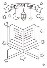 Ramadan Countdown Coloring Book