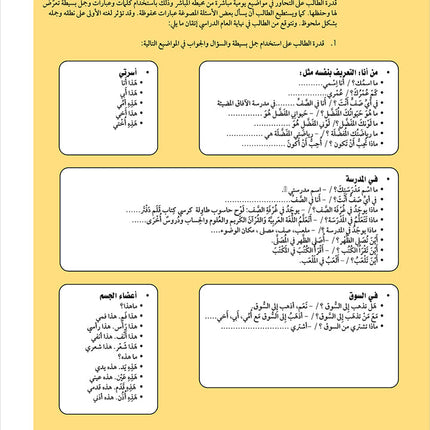 Noor Al-Arabiya Teacher Guide: Level 4