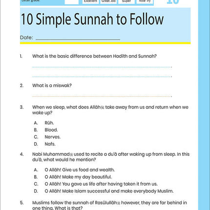 The Message of Islam Workbook: Level 3