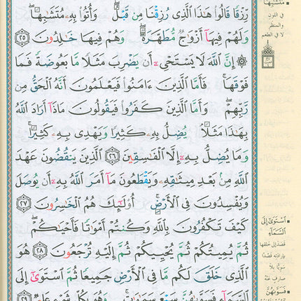 Tajweed Qur'an with QR Code (Whole Qur’an, Size: 5.5"x8") (Colors May Vary) مصحف التجويد