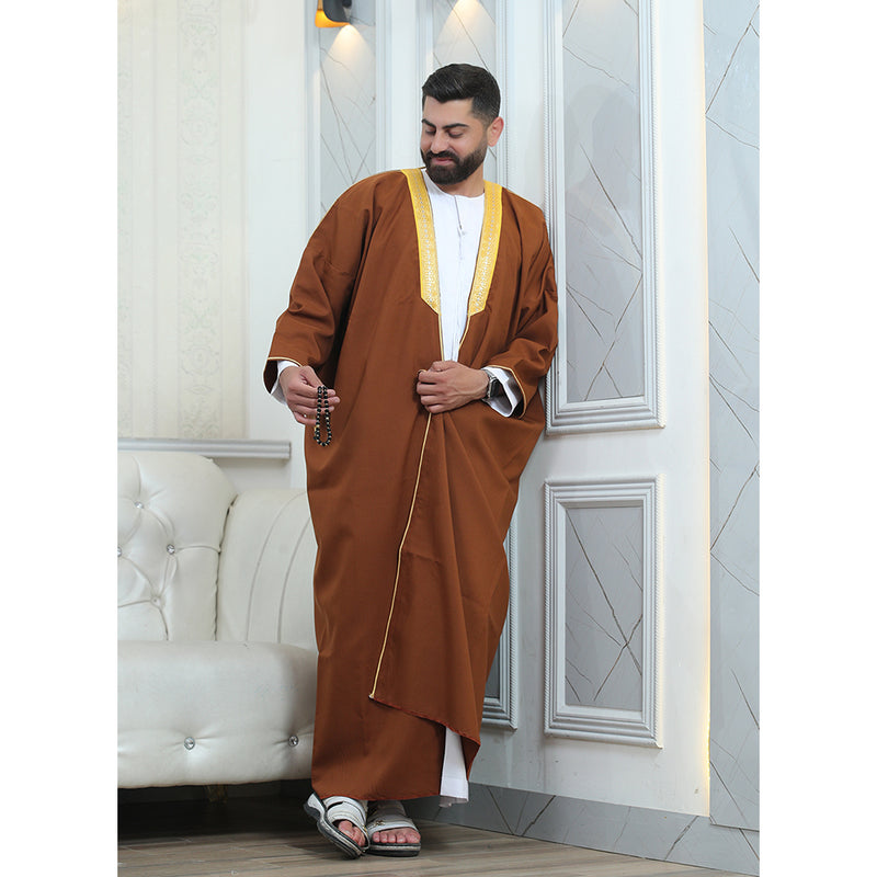 Men's Abaya (Bisht) Long Sleeves | Amazing Best Quality Men's Islamic Arabian Cloak