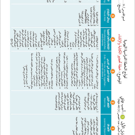 Noor Al-Arabiya Teacher Guide: Level 5 نور العربية