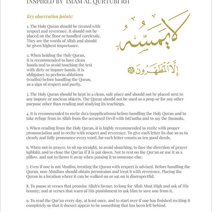 Juz Tabarak Trace - Handwritten Traceable Method (Juz 29)