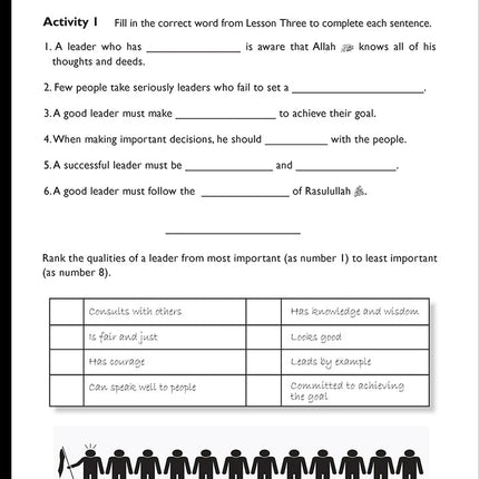 Iqra' Wise (Weekend Islamic School Excellence) Workbook: Grade six