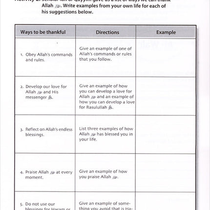 We Are Muslims Workbook: Grade 6