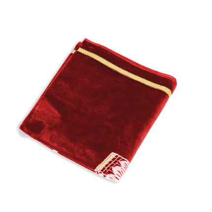 Double Plush Wide Islamic Prayer Rug - Muslim Janamaz Sajada - Prayer Mat Carpet for Men Women - Great Ramadan Gift - Kaba