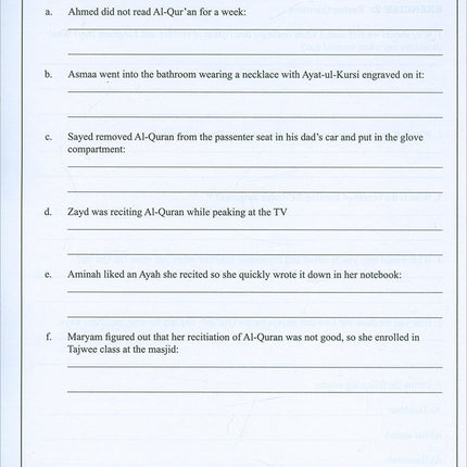 Learning Islam Workbook: Level 1 (7th Grade, Weekend/International Edition