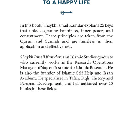 25 Keys to a Happy Life