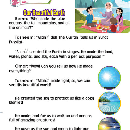 Growing with Islam - Noorart Islamic Studies: Grade 1