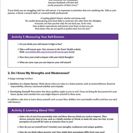 Health and Wellness: From an Islamic Perspective - Level 6