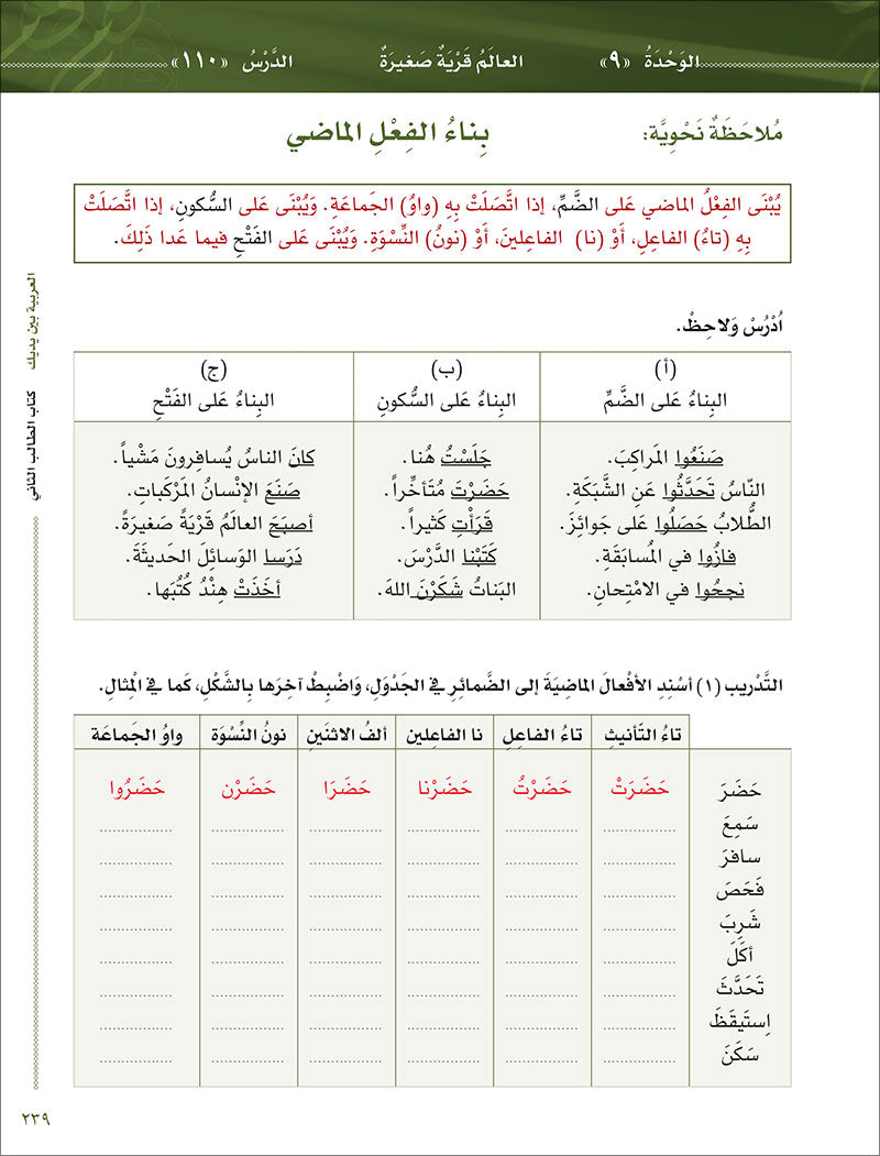 Arabic Between Your Hands Textbook: Level 2, Part 2 with online audio content  العربية بين يديك