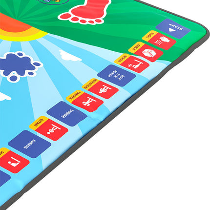 My Salah Mat for Kids - Smart interactive Prayer Mat for learning Salah, Surah, Wudu and Duas - Islamic prayer mat with 10 languages, Salah Translation, 25 Touch Keys and padded mat for Kids 3+ (Blue) (Returned: Like New)