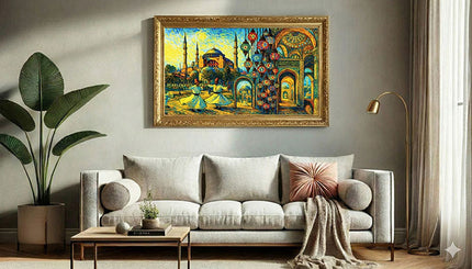 Ottoman Splendor: Blue Mosque Puzzle of Istanbul Turkey