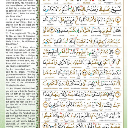 Al-Quran Al-Karim: The Noble Quran (Green, Medium Size B5 (6.9” x 9.8"), Maqdis Quran)