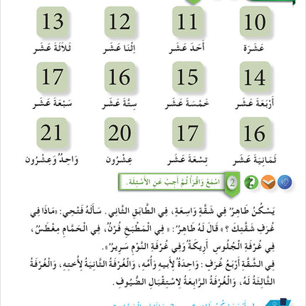 Arabic Language for Teenagers Textbook: Level 2 (11-15 Years) الـعـربـيـة للناشئين