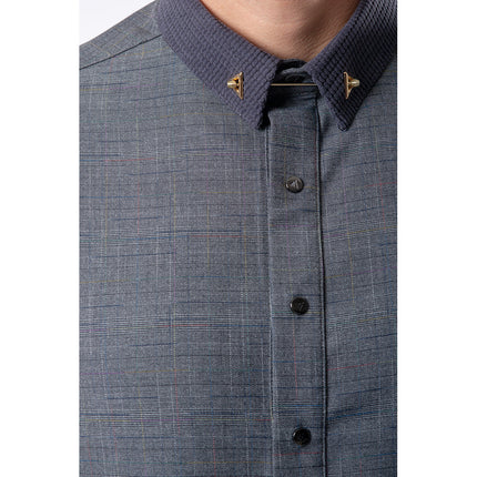 Lawung 2024 Smart Thobe - Premium Suit Fabric - Gray AAR2403