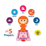 Salah Mat (Original, Pink Interactive Kids Prayer Mat)