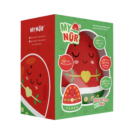 Nur Watermelon Interactive Plushie: Islamic Toys for Kids (29cm)